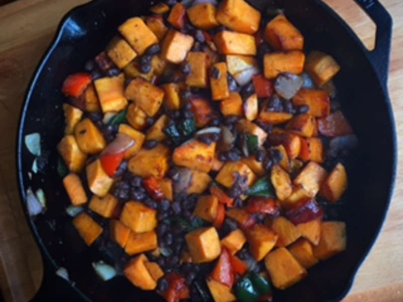 Sweet Potato and Black Bean Skillet