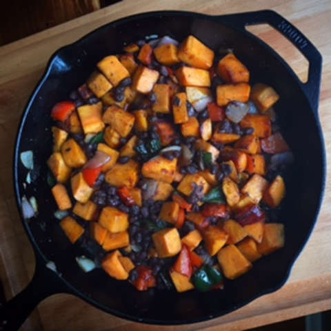 Sweet Potato and Black Bean Skillet
