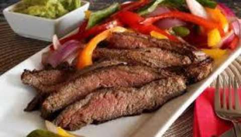 Balsamic Flat Iron Steak with Roasted Vegetables