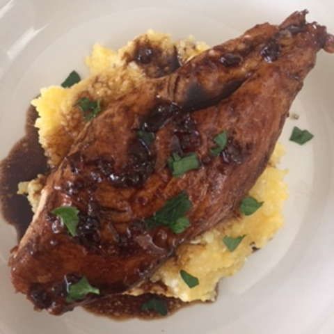 Chicken with Balsamic Vinegar Pan Sauce
